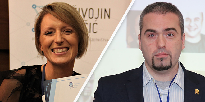 Udruzenje Zivojin Misic Najbolji Edukatori Srbije Vesela Mackic I Mladen Sljivovic