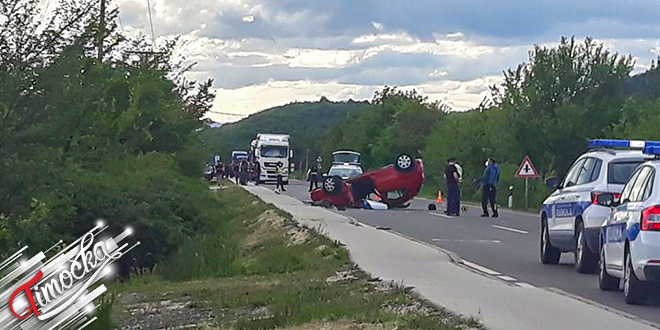 Saobracajna Nesreca Na Putu Zajecar Paracin Na Izlazu Iz Zajecara