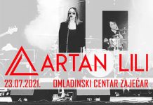 „Artan Lili” 23. јула у Омладинском центру у Зајечару Бенд „Артан Лили” у зајечарском Омладинском центру