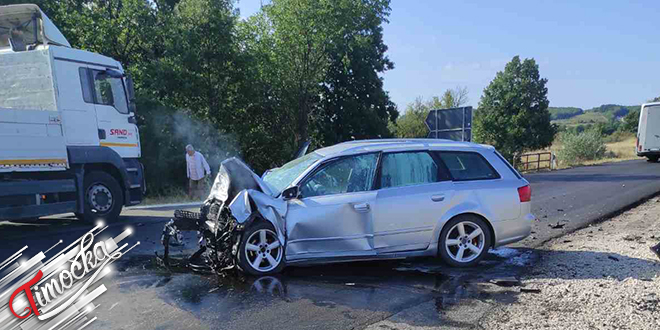 Саобраћајна несрећа код скретања за Салаш Саобраћајна несрећа код скретања за Салаш