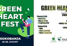 V „Green Heart Fest” у Сокобањи од 26. до 28. августа V „Green Heart Fest” у Сокобањи