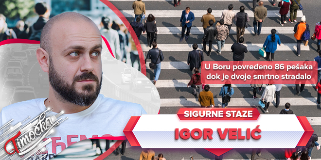 „Сигурне стазе”: У Бору повређено 86 пешака док је двоје смртно страдало