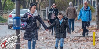 Хладно и ветровито: Исток земље на удару јачег ветра Град Зајечар – Људи шетају