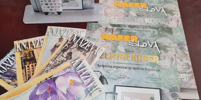 Туристичка организација општине Књажевац: 17. Међународни фестивал туристичких публикација Србије &bdquo;Кофер слова&rdquo;