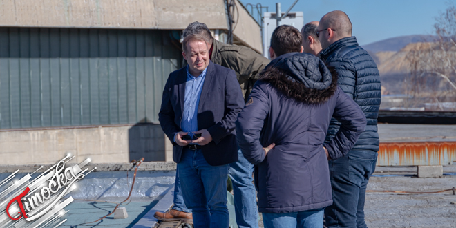 Градоначелник Бора Александар Миликић &ndash; Обилазак радова на реконструкцији крова установе Спортски центар &bdquo;Бобана Момчиловић Величковић&rdquo;