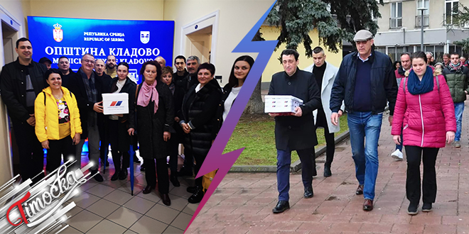 СНС – Предавање изборне листе за локалне изборе у Кладову и Мајданпеку