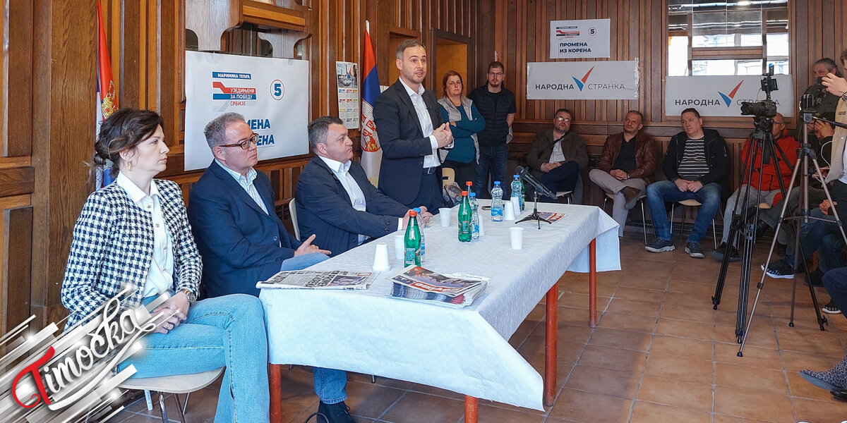 Трибина коалиције &bdquo;Уједињени за победу Србије&rdquo; одржана у Зајечару
