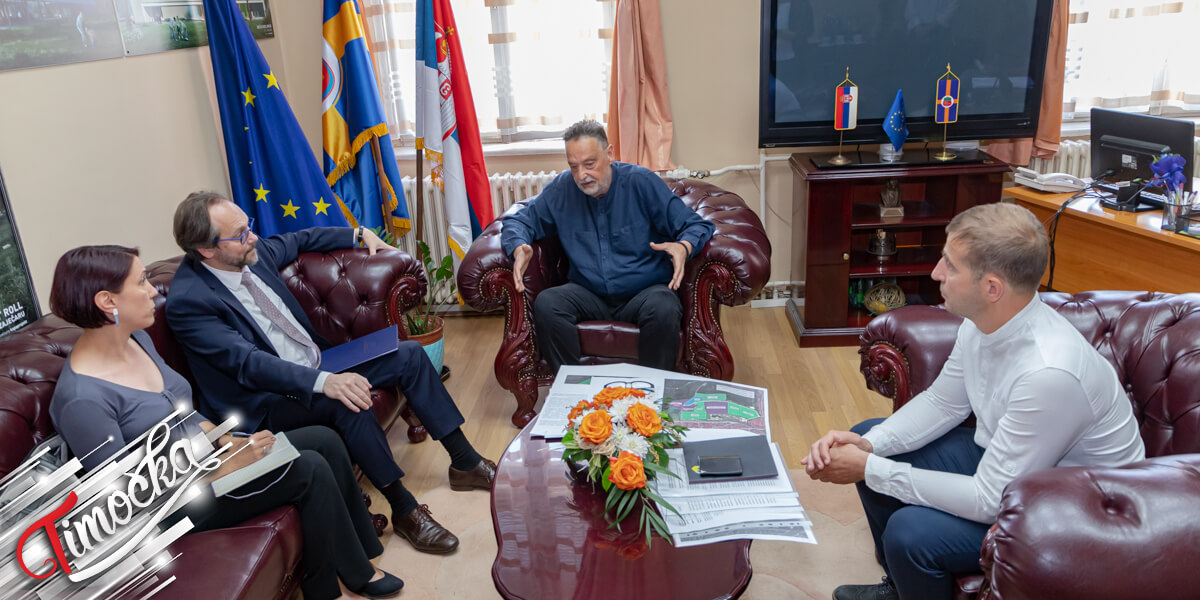 Ambasador EU u Srbiji Emanuel Žiofre u poseti Zaječaru
