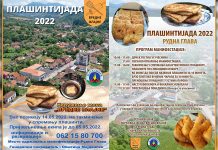 „Плашинтијада 2022” у Рудној Глави 14. маја Манифестација „Плашинтијада 2022” у Рудној Глави