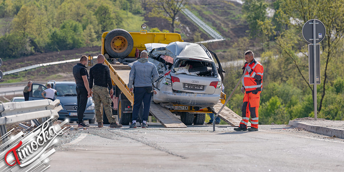 Саобраћајна несрећа на путу Бор&ndash;Зајечар