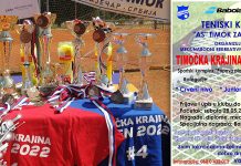 Тениски клуб „АС Тимок” Зајечар организује Међународни тениски турнир „Тимочка Крајина Опен 2022” Тениски турнир „Тимочка Крајина Опен 2022” у Зајечару