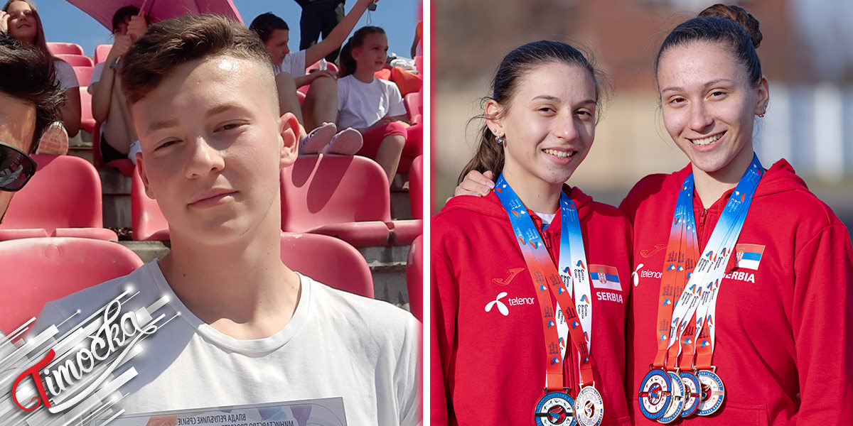 Zaječarci Veljko Tošić, Lena i Iva Maletić plasirali se na Prvenstvo Srbije u atletici