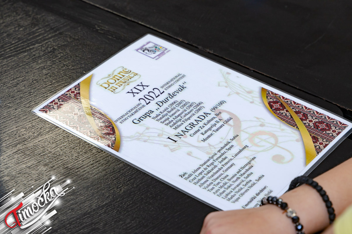 ГУ Бор – Пријем за полазнице Етно радионице Установе „Центар за културу града Бора”