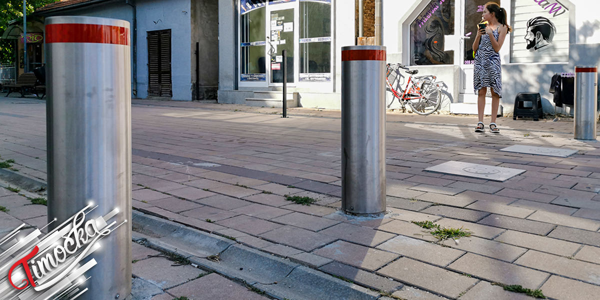 Систем потапајућих стубића у Зајечару