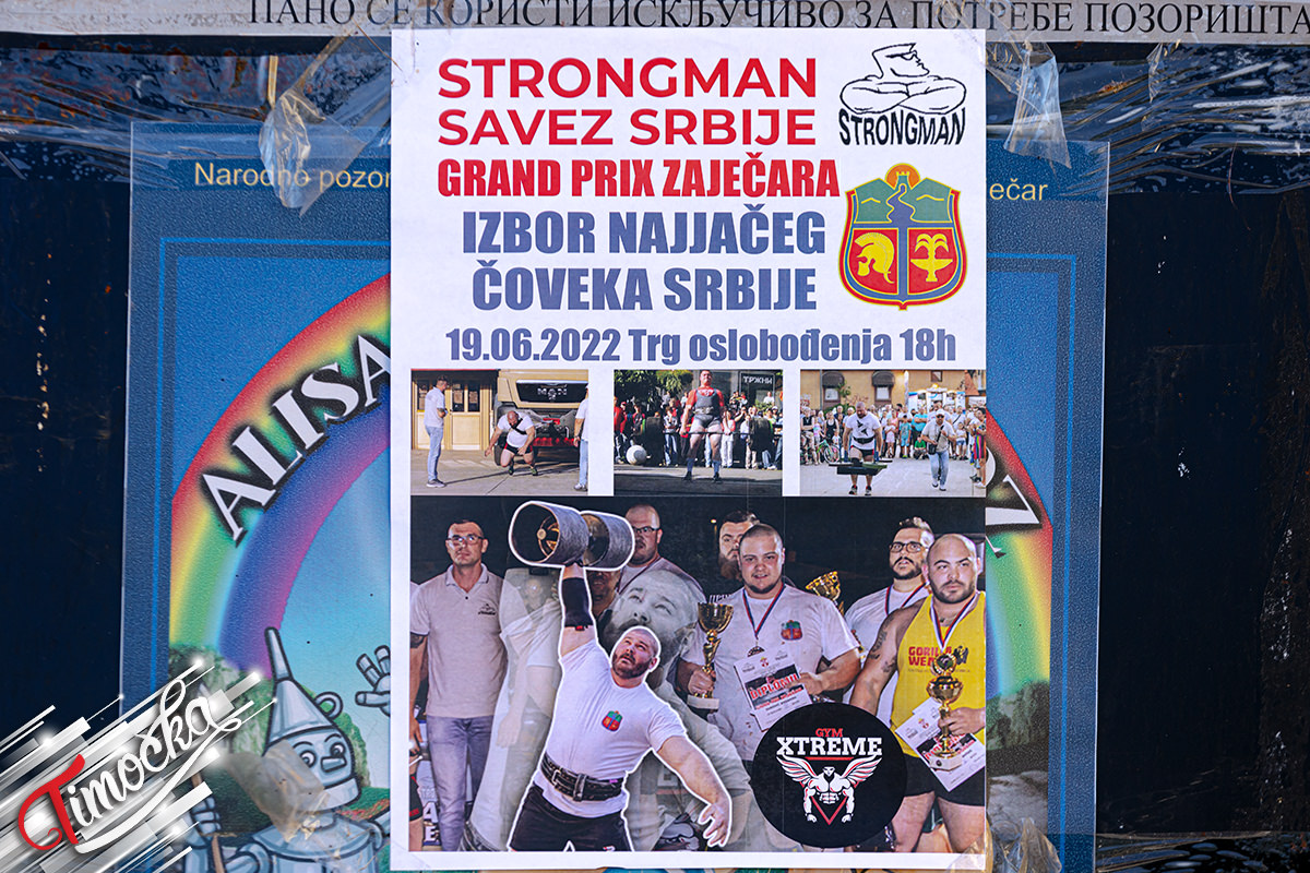 Strong-Man: Takmičenje najjačih ljudi „Grand Prix Zaječara” u Zaječaru