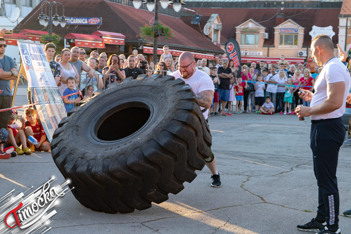 Strong-Man такмичење најјачих људи „Grand Prix Zaječara” у Зајечару