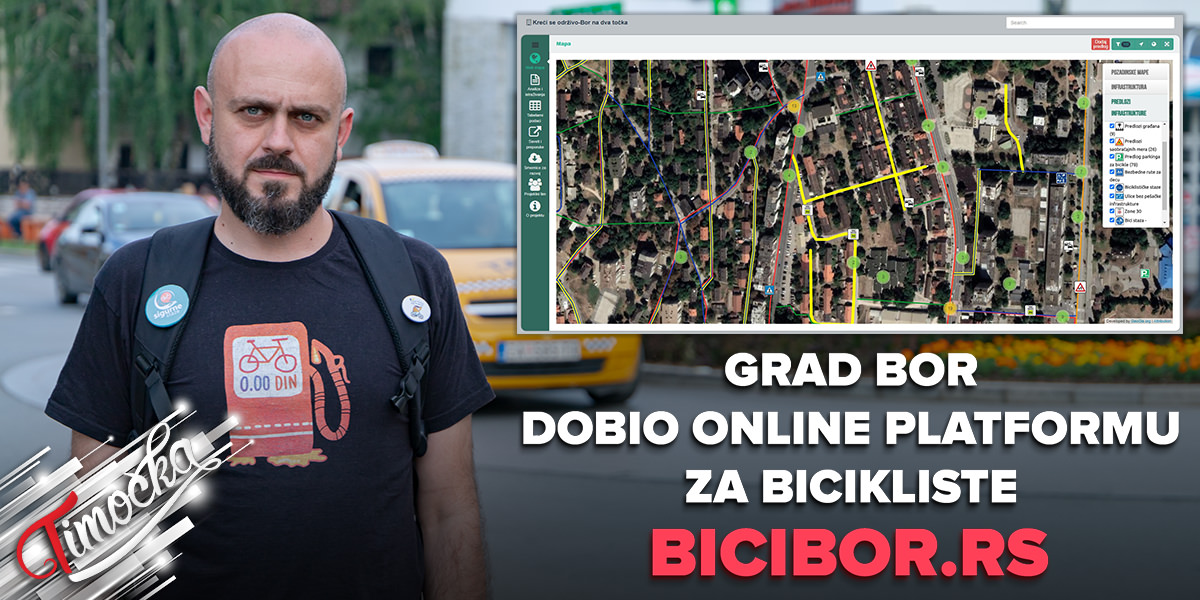Udruženje „Sigurne staze” Bor: Grad Bor dobio onlajn platformu za bicikliste