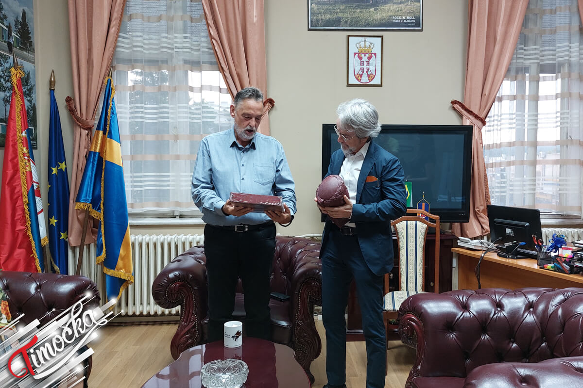Ambasador Brazila u Srbiji Žoze Mauro Koto u poseti Zaječaru