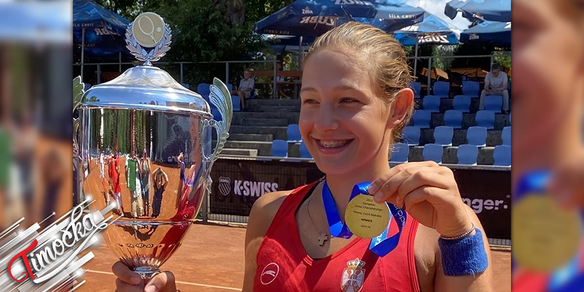 Boranka Mia Ristić nova teniska šampionka Evrope u konkurenciji teniserki do 16 godina