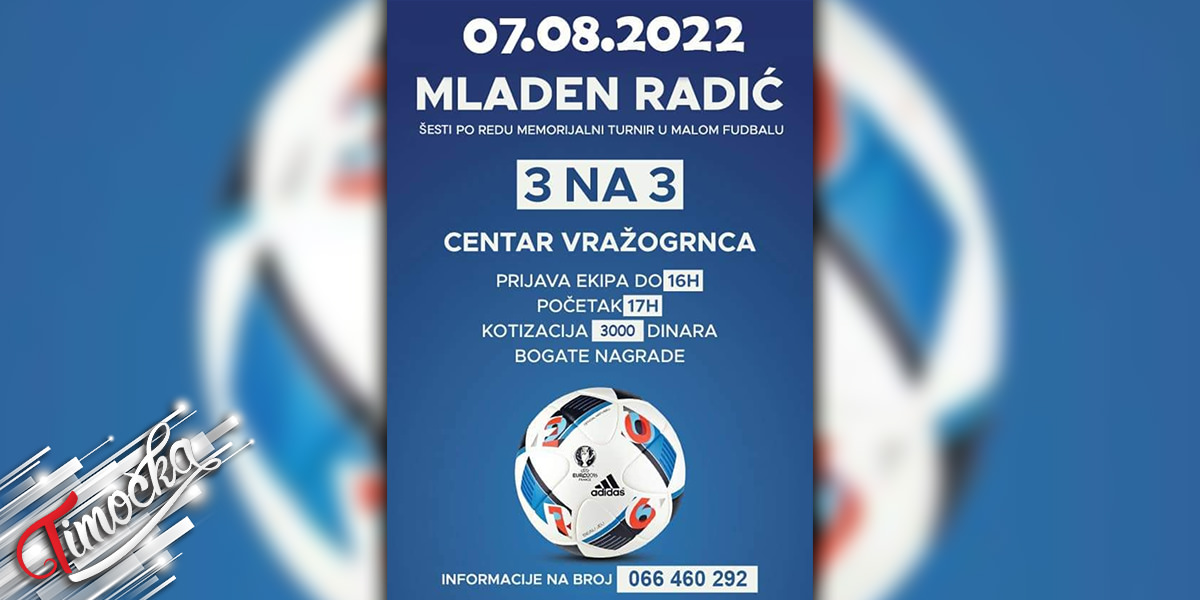 6. Меморијални турнир у малом фудбалу &bdquo;Младен Радић&rdquo; у Вражогрнцу