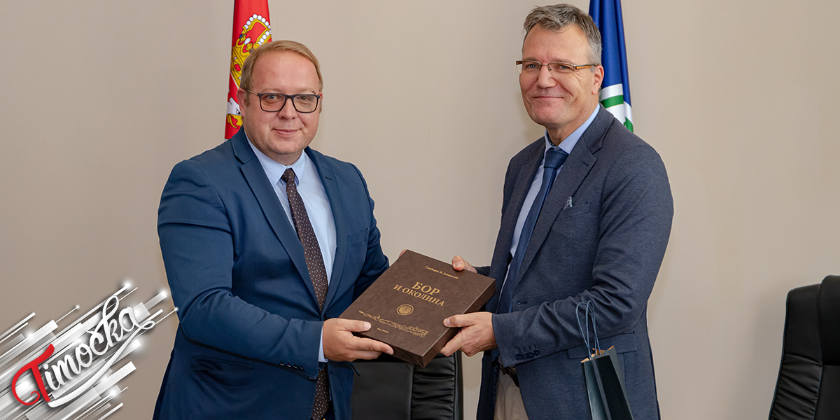 Амбасадор Словеније у Србији Дамјан Бергант у посети Бору