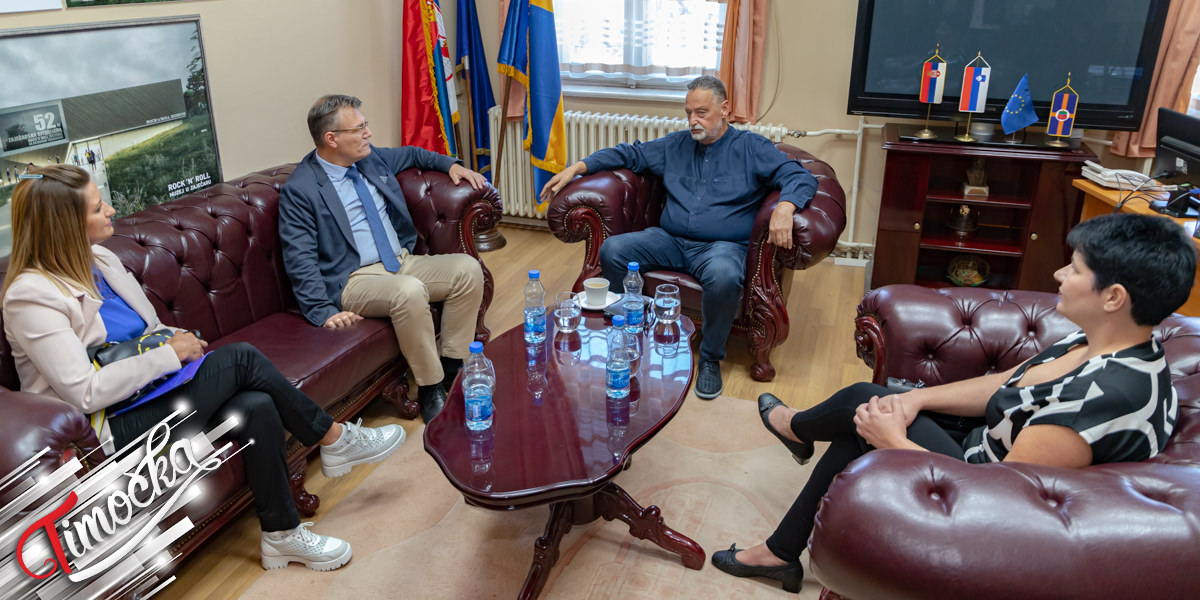 Амбасадор Словеније у Србији Дамјан Бергант у посети Зајечару