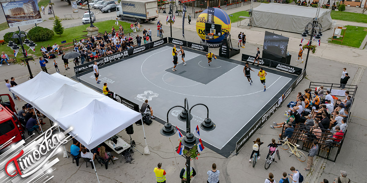 Караван првенства Србије у баскету 3&times;3 у Зајечару