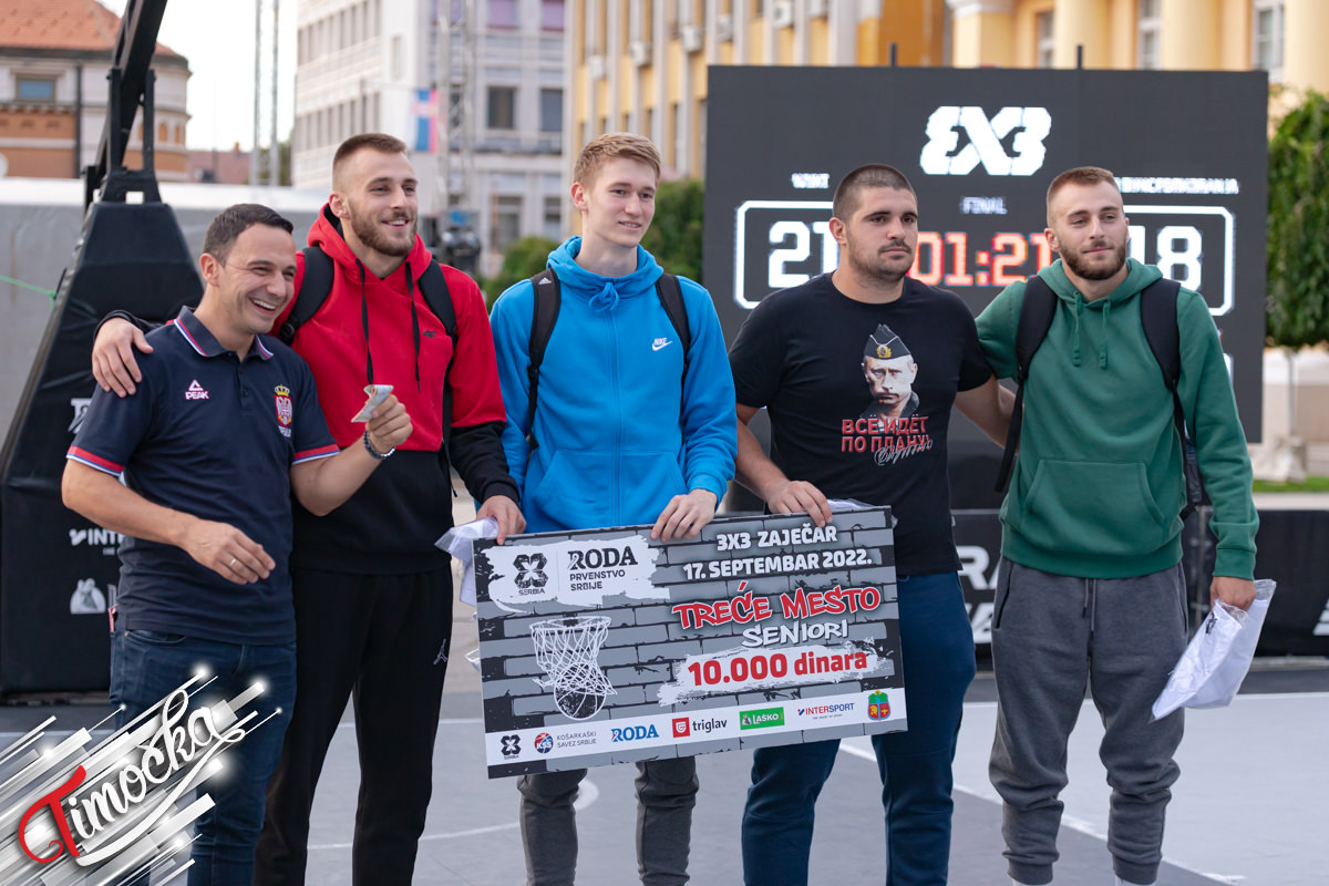 Karavan prvenstva Srbije u basketu 3×3 u Zaječaru