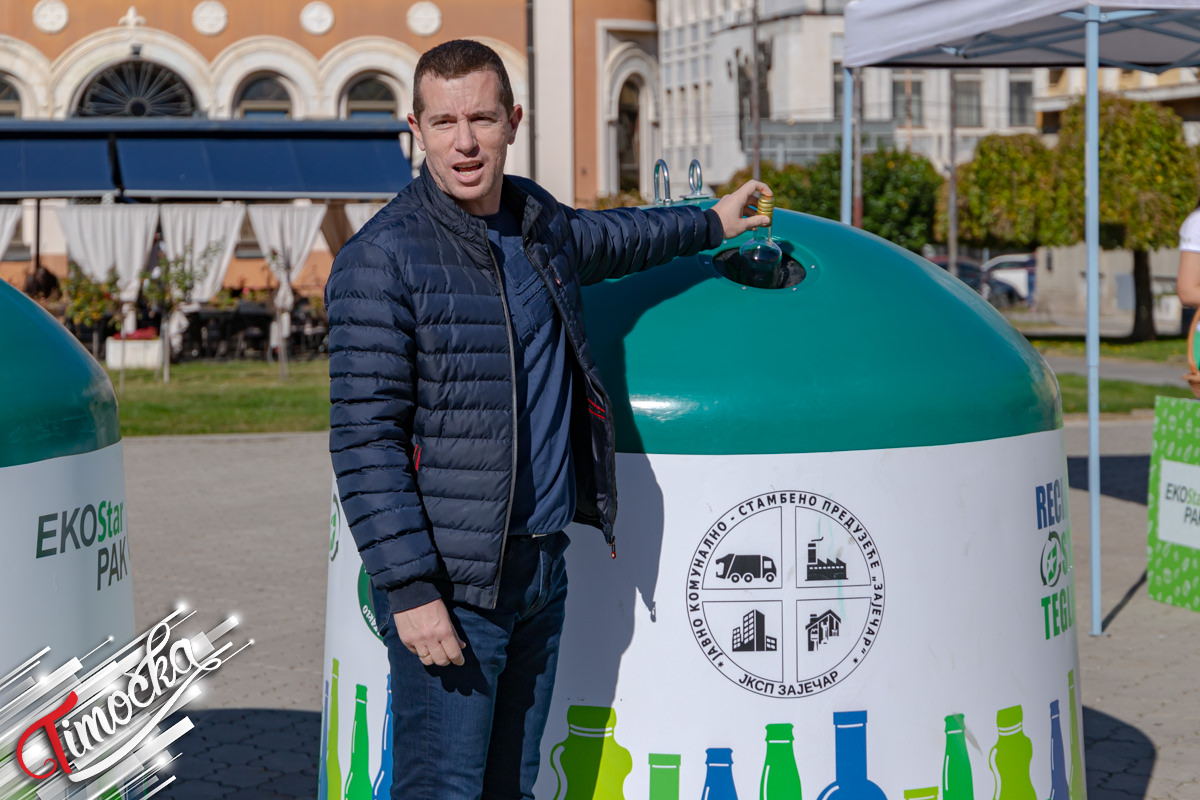 Град Зајечар добија рецикларна звона за одлагање стаклене амбалаже