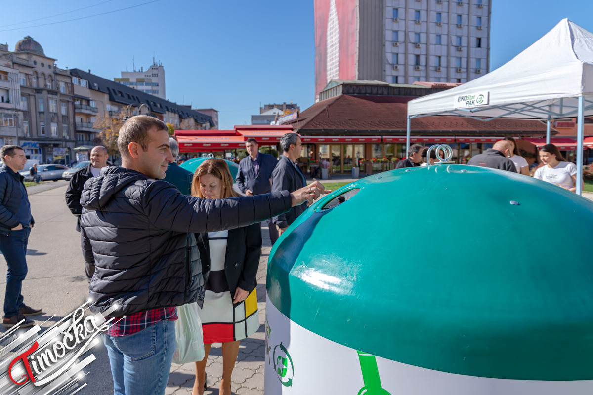 Grad Zaječar dobija reciklarna zvona za odlaganje staklene ambalaže