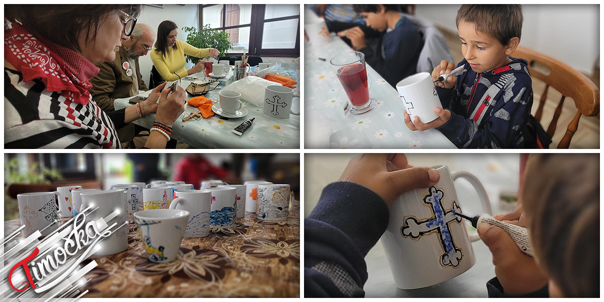 Црвени крст Зајечар &ndash; Ликовна радионица осликавања шоља