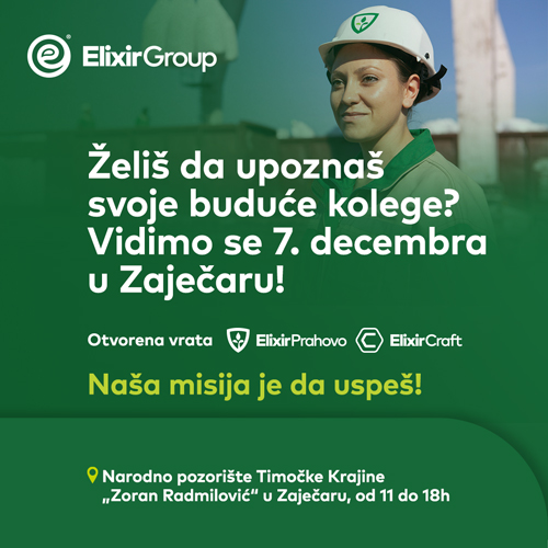 Elixir Group: Dan Otvorenih vrata 7.  decembra u Narodnom pozorištu Timočke Krajine „Zoran Radmilović” u Zaječaru