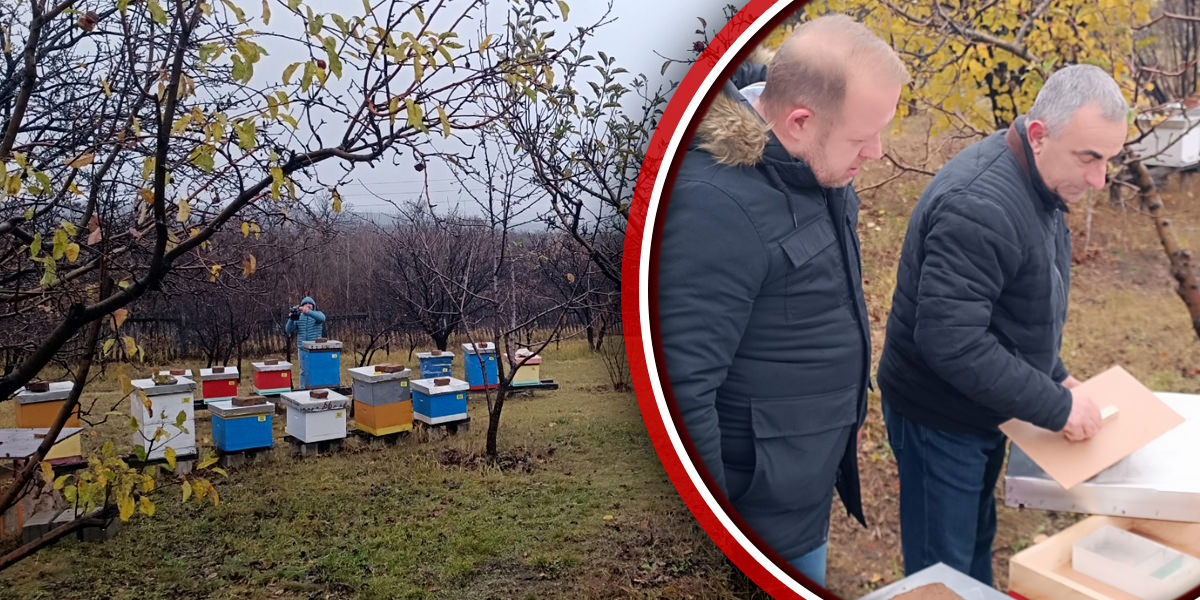Gradonačelnik Bora Aleksandar Milikić sa saradnicima obišao pčelinjak Branislava Krstića u naselju Malazija