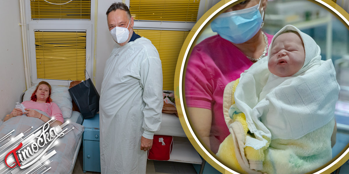 Прва беба у 2023. години Зајечару дечак Матеј