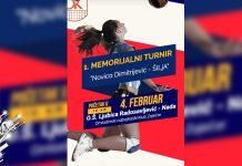 Први меморијални турнир у одбојци „Новица Димитријевић – Шиља“ 4. фебруара у Зајечару