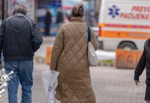 Умерено до претежно облачно и суво, до 6 степени Град Зајечар – Људи шетају