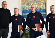Приређен пријем за неготинске ватрогасце-спасиоце Милана Младеновића и Драгана Ђорђевића Приређен пријем за неготинске ватрогасце-спасиоце Милана Младеновића и Драгана Ђорђевића