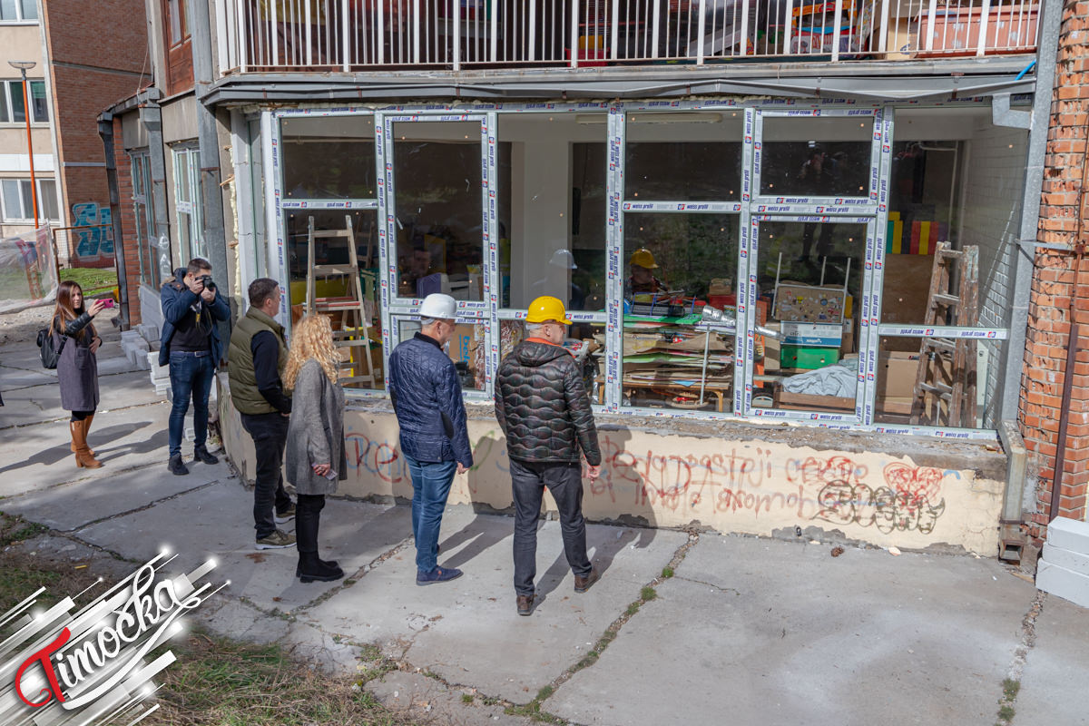 Градоначелник Зајечара Бошко Ничић обишао радове у вртићу &bdquo;Ђурђевак&rdquo;