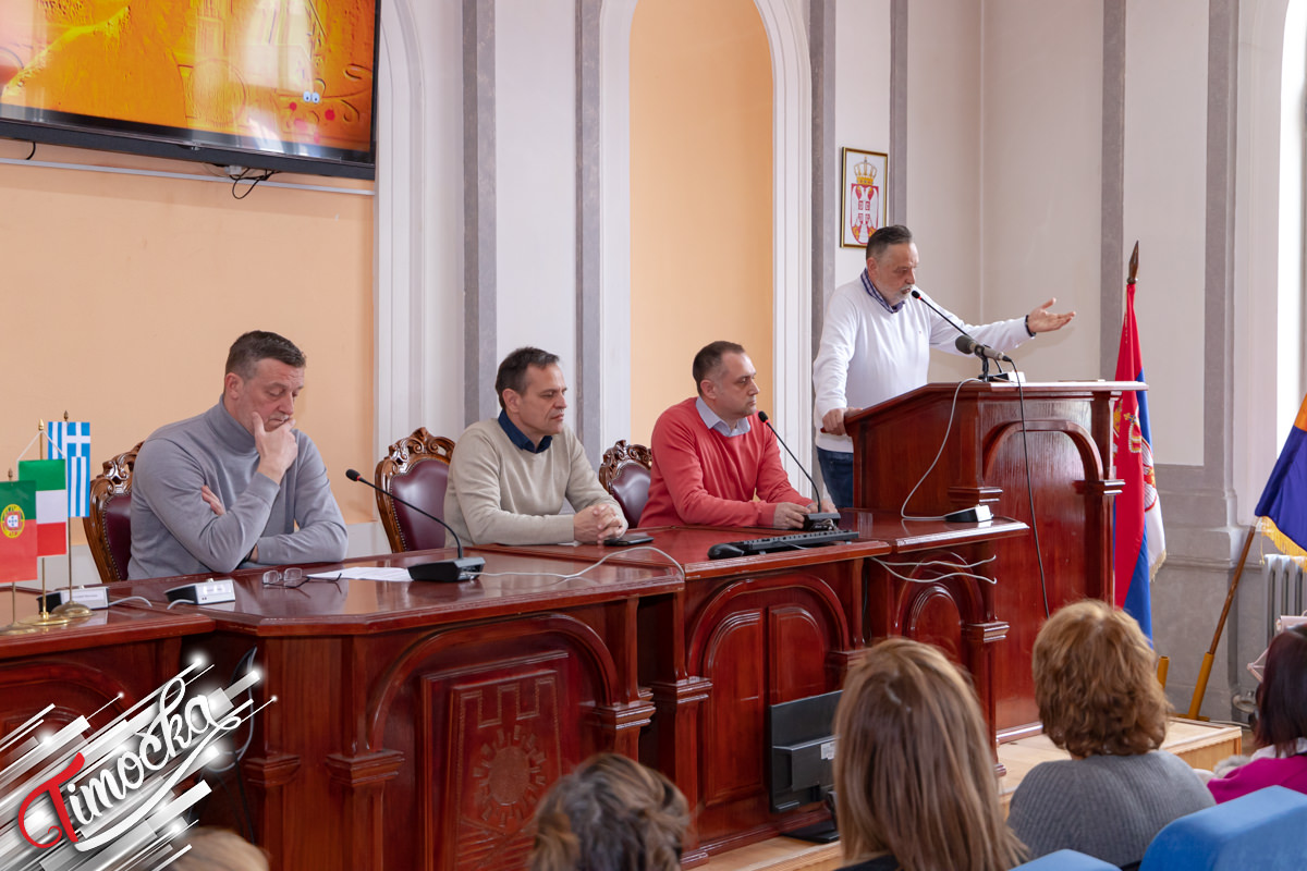 Пријем за ученике и наставнике из Италије, Шпаније, Пољске и Португалије у ГУ Зајечар