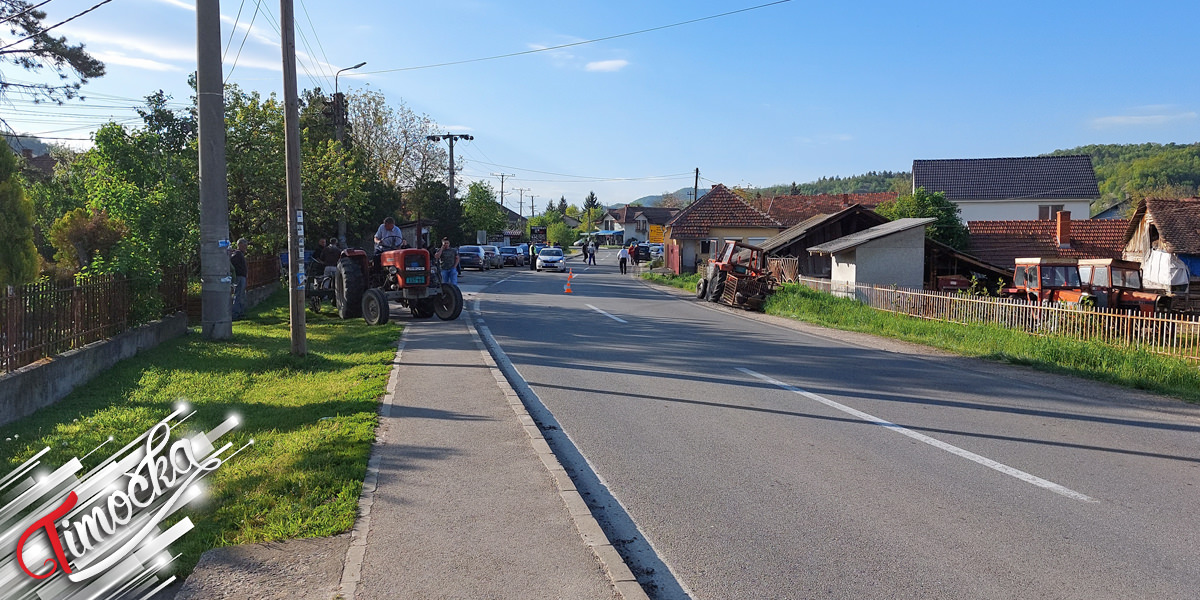 Саобраћајна незгода у Звездану, повређен мотоциклиста