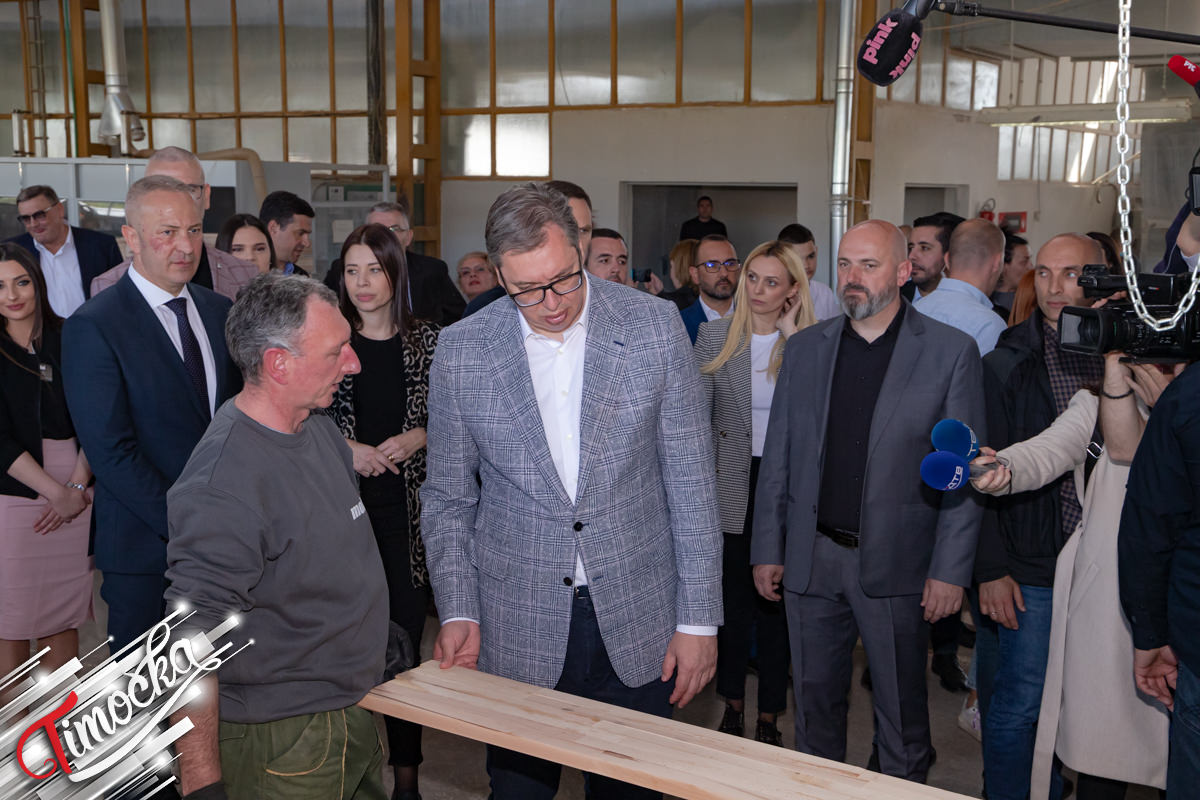 Председник Републике Србије Александар Вучић у посети Књажевцу