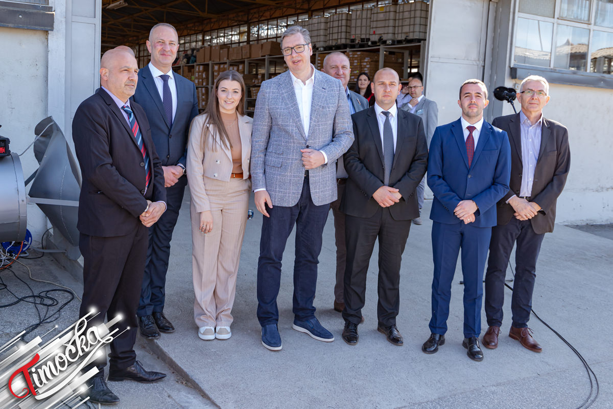 Председник Републике Србије Александар Вучић у посети Књажевцу