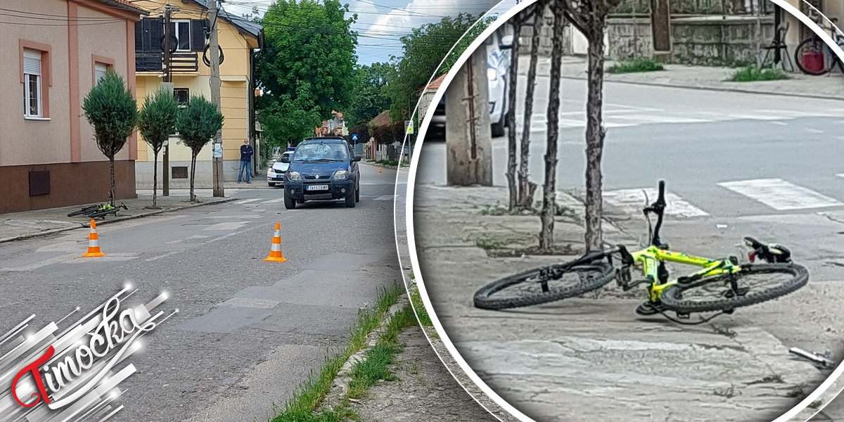 Саобраћајна незгода у улици Цара Душана у Зајечару