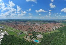 Сунчано и мало топлије, ујутру и увече хладно Град Зајечар – Снимак дроном