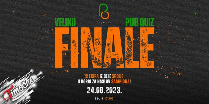 Велико Паб квиз финале – екипе из целе Србије се такмиче у Омладинском центру у Зајечару