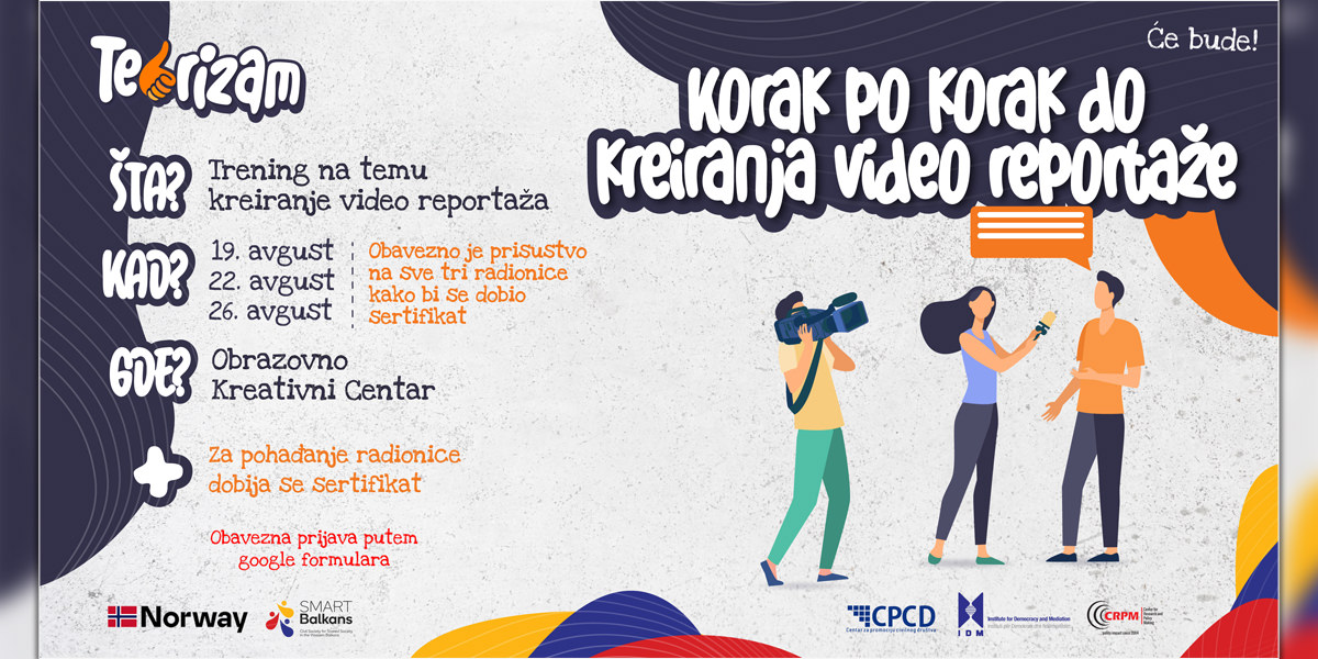 „Тебризам”: Радионице на тему креирања видео репортажа за младе у Бору