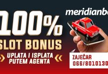ЗАЈЕЧАРЦИ, ВРЕМЕ ЈЕ ЗА ДОБИТАК! Позовите Меридиан агента и ОСТВАРИТЕ 100% СЛОТ БОНУСА Зајечарци, време је за добитак! Позовите Меридиан агента и остварите 100% слот бонуса
