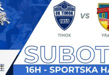 ОК „Тимок 1955“ Зајечар дочекује екипу ЖОК „Врање“ 28. октобра