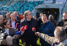 Председник Србије Александар Вучић свечано отворио стадион у Зајечару (ФОТО + ВИДЕО) Председник Србије Александар Вучић свечано отворио стадион у Зајечару