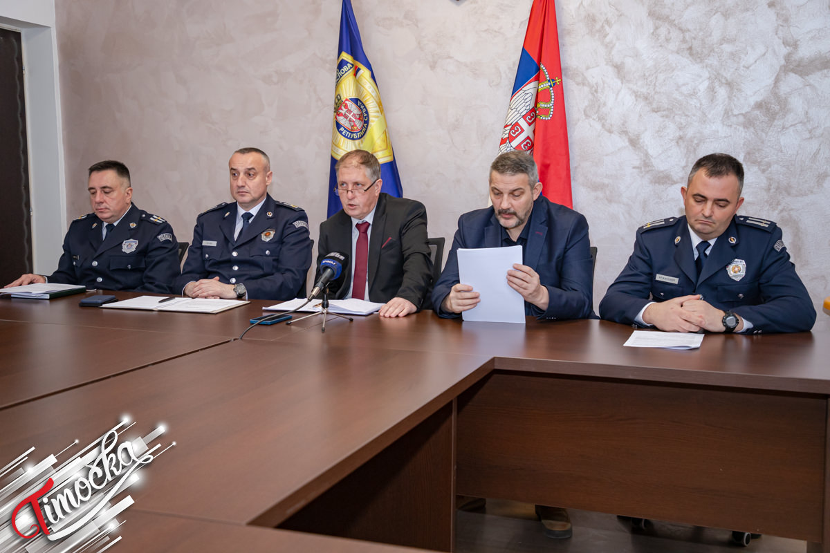 Стање јавне безбедности на подручју ПУ Бор оцењено повољно током 2023. године